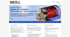 Desktop Screenshot of dietz-cadcam.de